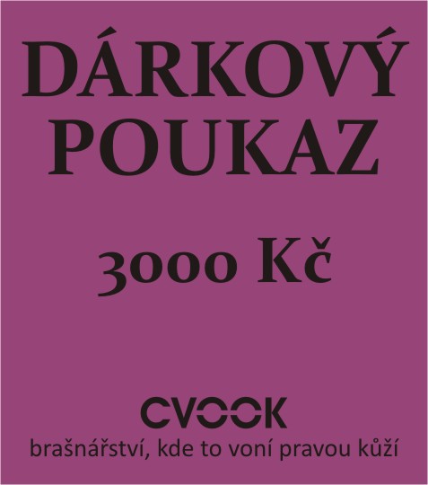 Dárkový poukaz 3000 Kč