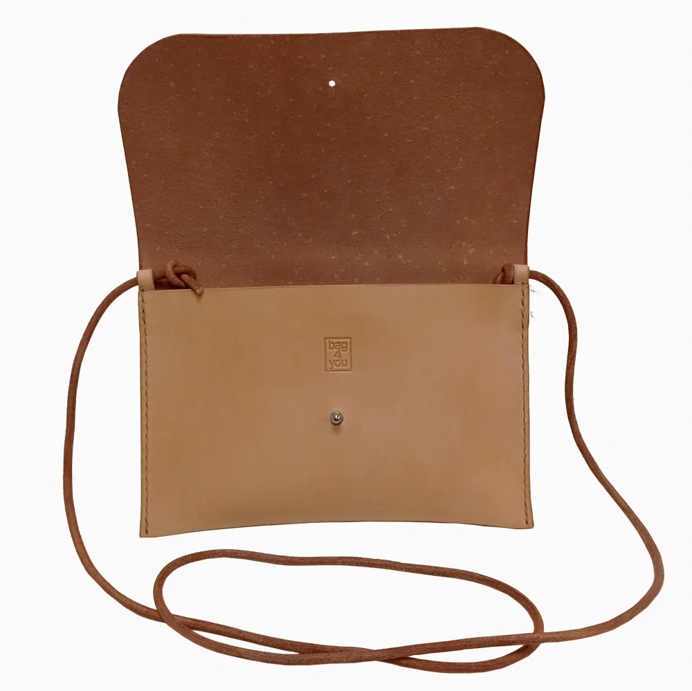 Kožené psaníčko Pia přírodní