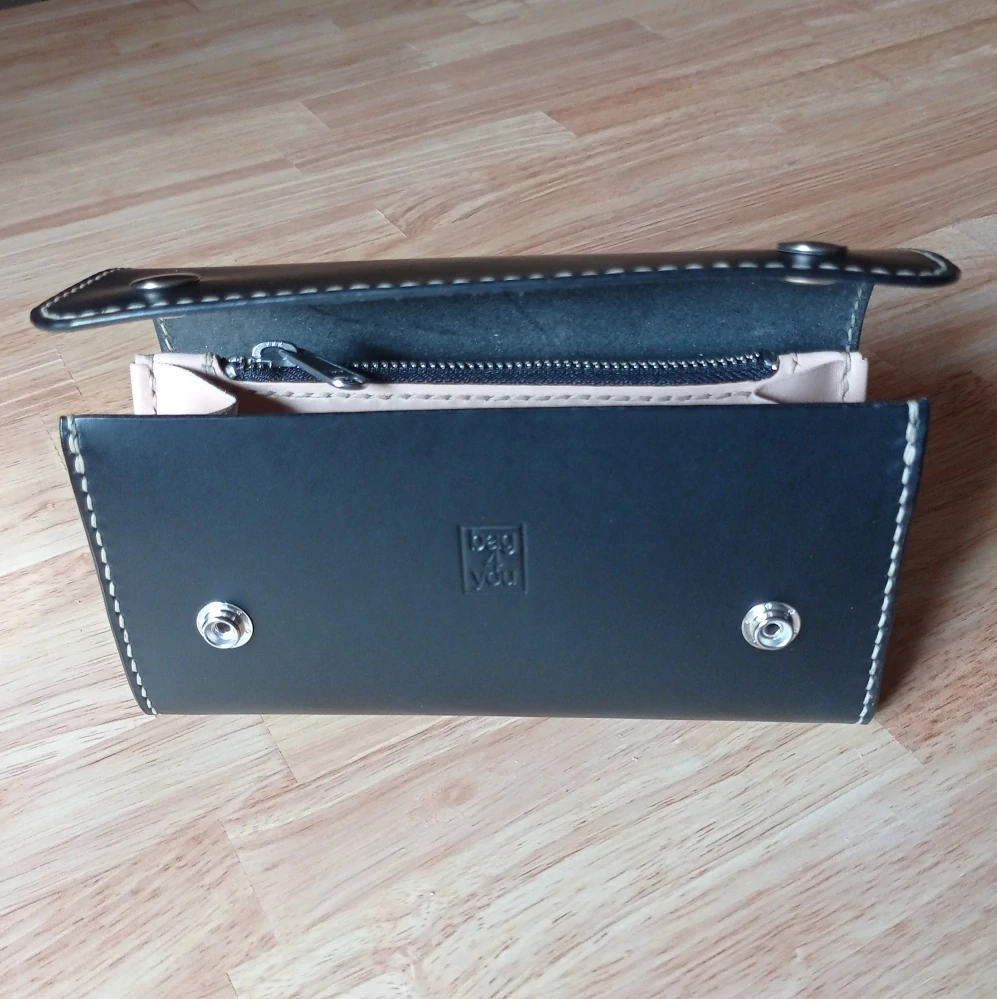 Kožená dámská peněženka černá