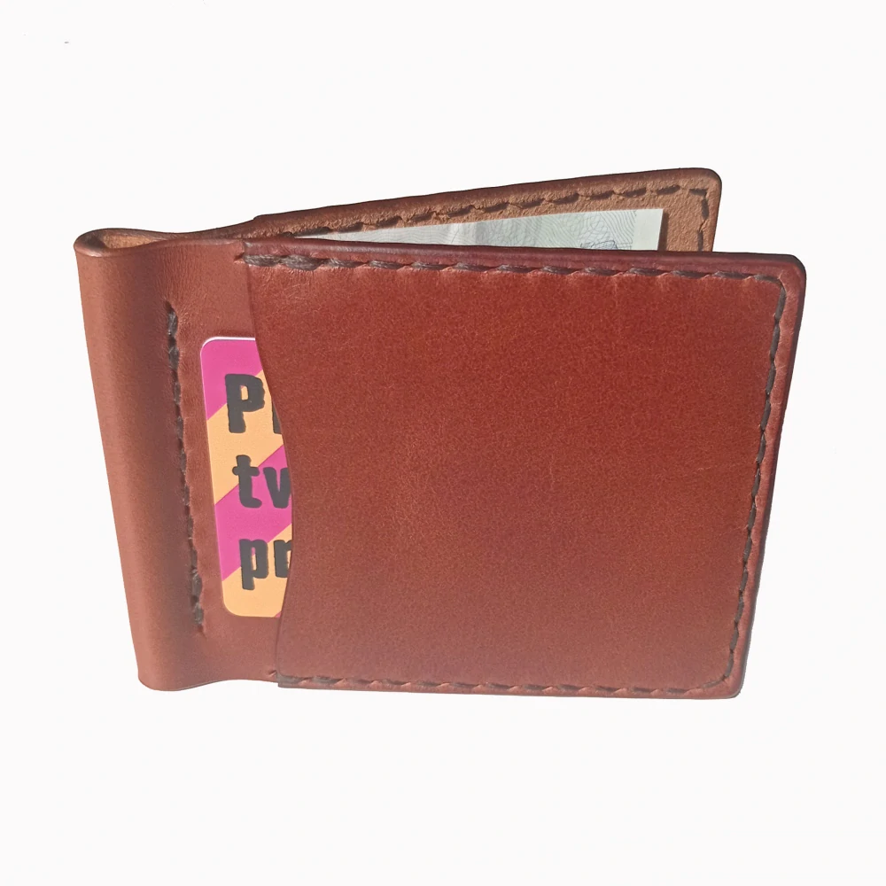 Kožená pánská peněženka Dolarovka hnědá