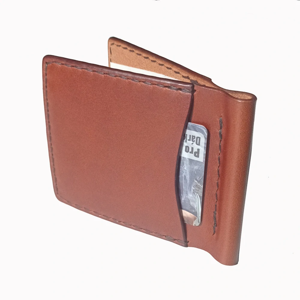 Kožená pánská peněženka Dolarovka hnědá