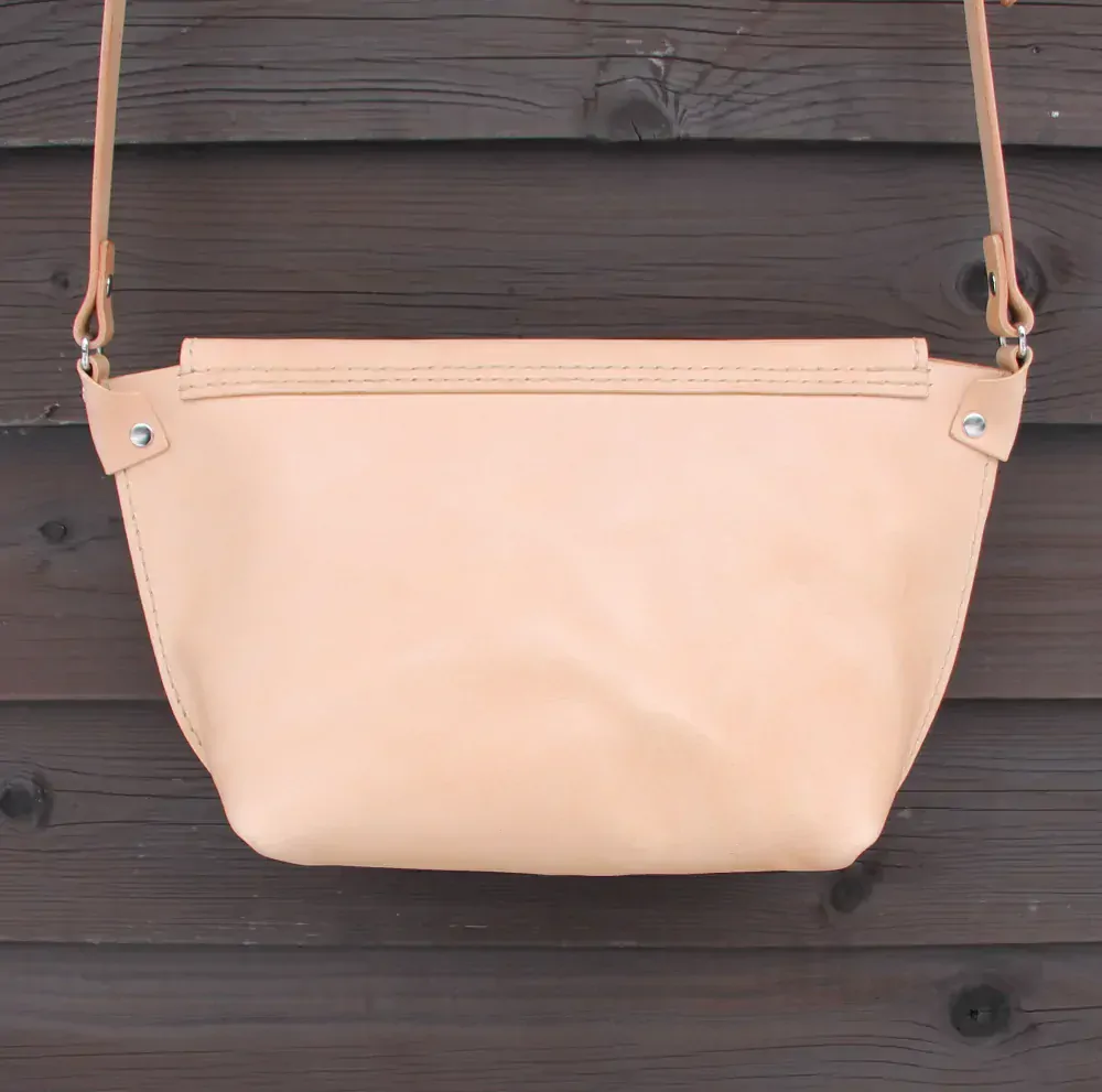 Kožená kabelka Alva přírodní