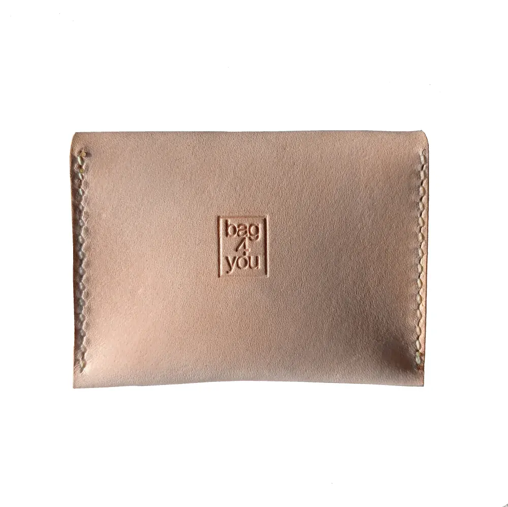 Malá kožená peněženka - přírodní