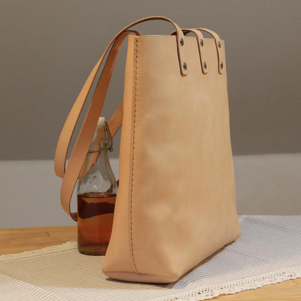 Kožená kabelka Freya přírodní