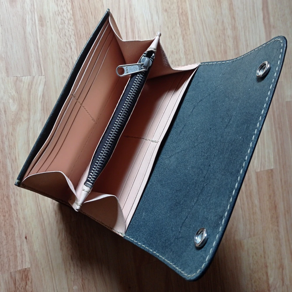 Kožená dámská peněženka černá