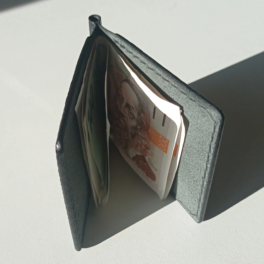 Kožená pánská peněženka Dolarovka černá