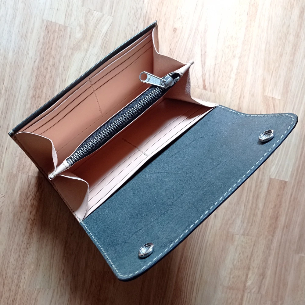 Kožená dámská peněženka černá