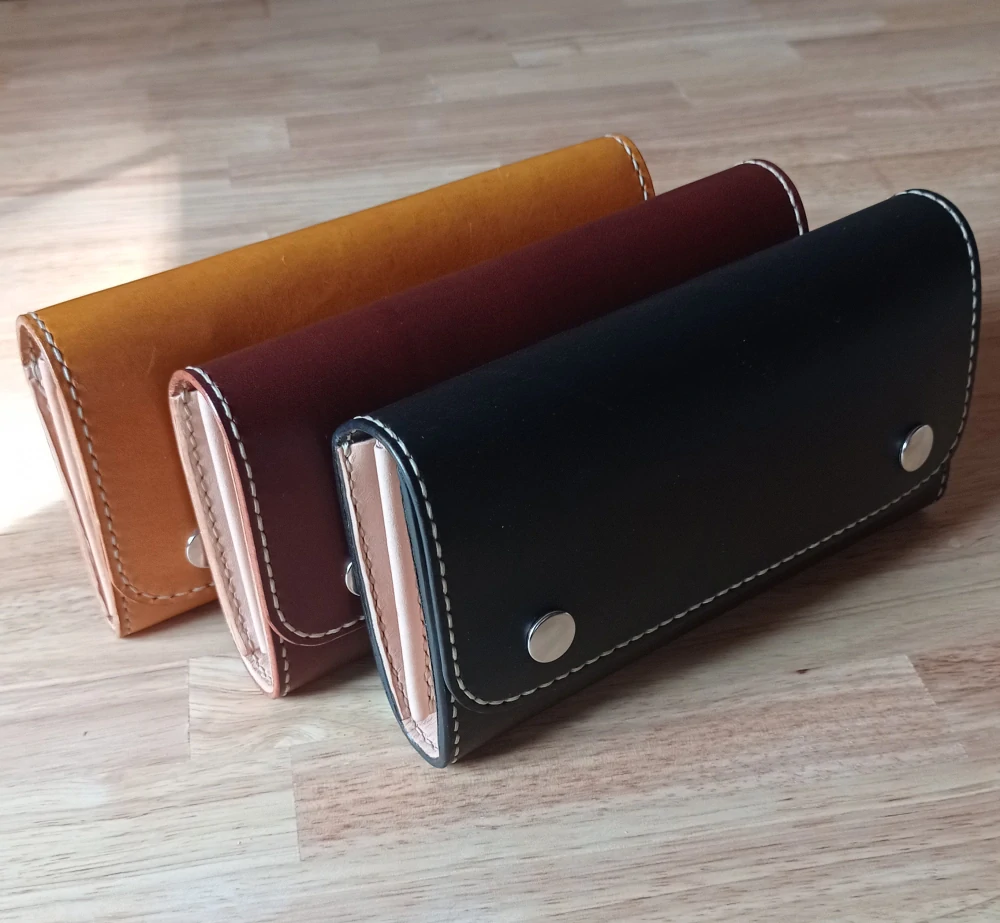 Kožená dámská peněženka hnědá