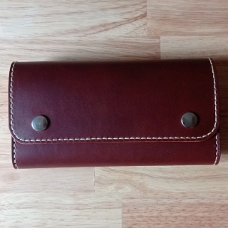 Kožená dámská peněženka hnědá