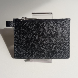 Kožená peněženka mincovka černá Dollaro