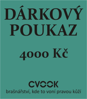 Dárkový poukaz 4000 Kč