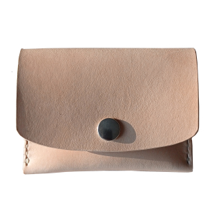 Malá kožená peněženka - přírodní